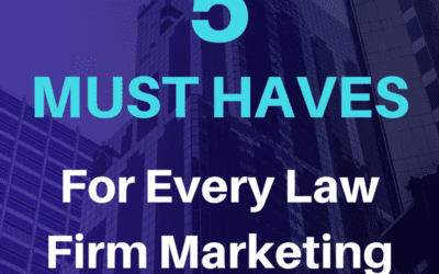 5 Things Every Law Firm Marketing Plan Should Include